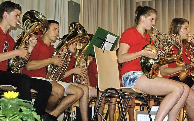 Musikalisch verwhnte die Jugendkapell...niorennachmittag der Gemeinde Freiamt.  | Foto: Pia Grttinger