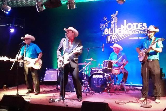 Freiburger Cowgirls retten den Tag fr die Four Piece Band