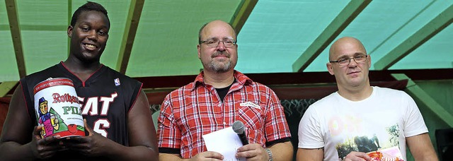 Topringer: Marius Weier (links) und A...en Frank Jetzschmann   ausgezeichnet.   | Foto: bertsch