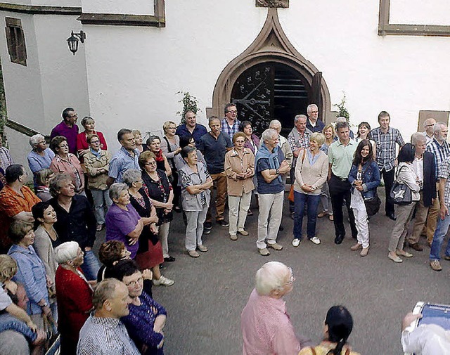 48 Brautpaare, die alle einmal in der ...n jetzt dort zu einer Messe zusammen.   | Foto: Siegfried  Wernet