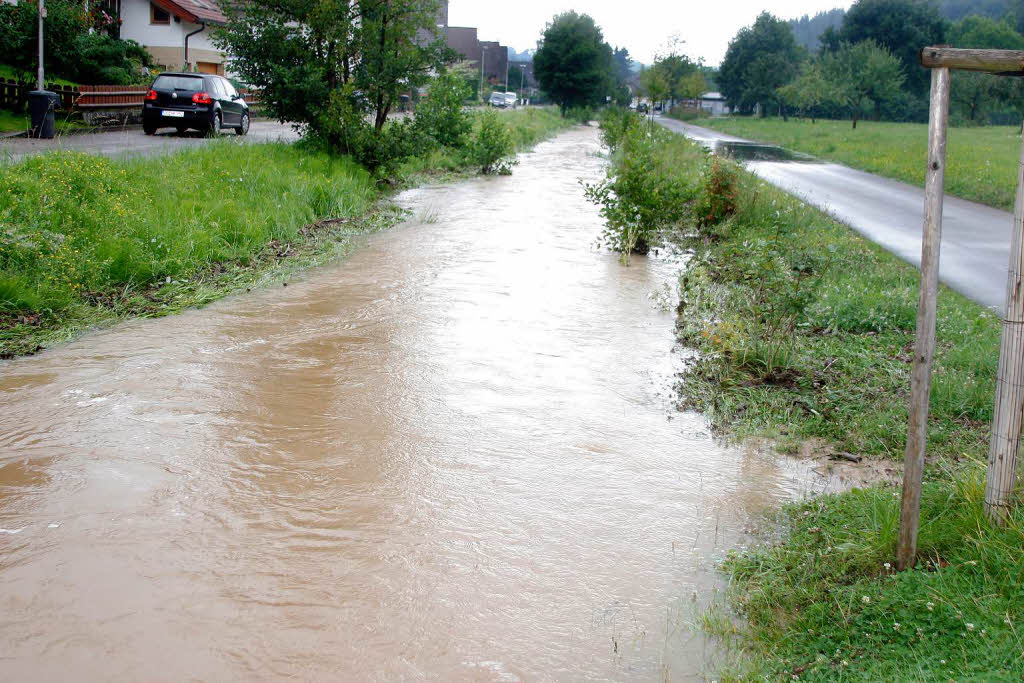 Hochwasser in Sulz