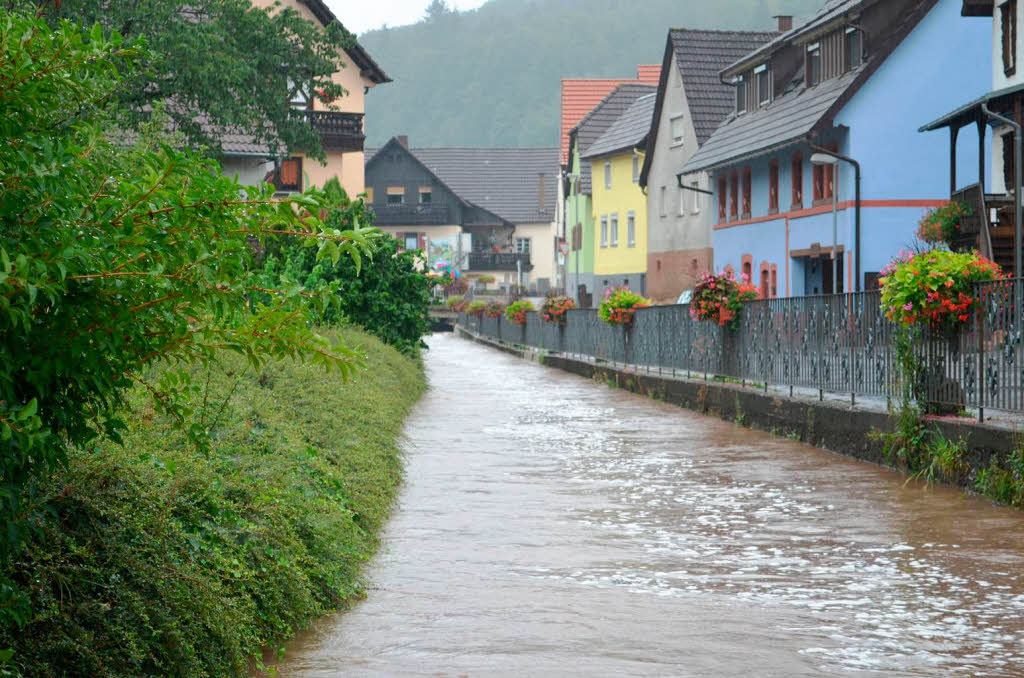 Das Hochwasser in Ettenheim