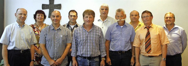 Der neue Ortschaftsrat (von links): Kl...el, Norbert Bhler und Friedhelm Frey.  | Foto: Heidi Foessel