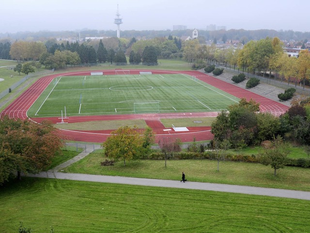 Das Seeparkstadion bleibt ohne Flutlicht.  | Foto: Ingo Schneider