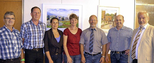 Wolfgang Schnaiter (Zweiter von links)...in (links) soll Stellvertreter werden.  | Foto: Jrg Schimanski