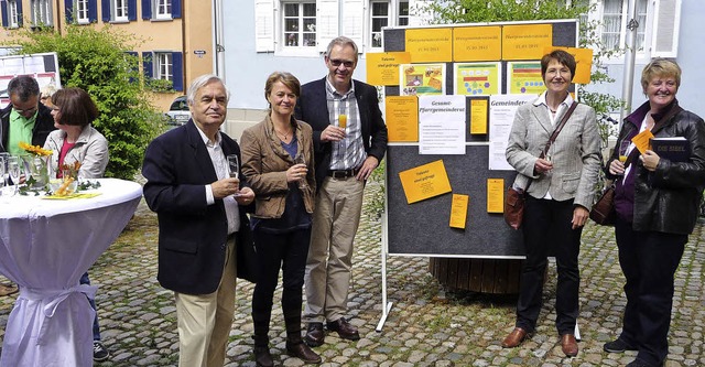 Das Seelsorge- und das Pfarrgemeindera...e in Staufen ber die  Vernderungen.   | Foto: Manfred Burkert