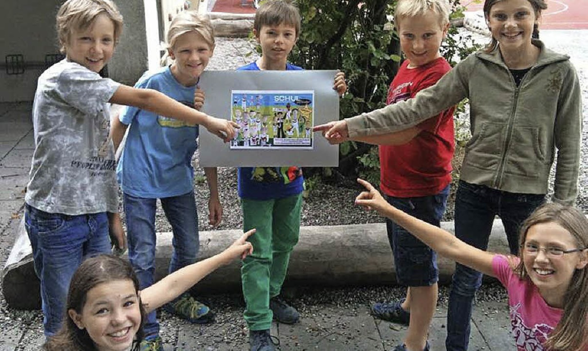 Emil-Thoma-Grundschler der Redaktion &#8222;Schulgeflster&#8220;   | Foto: privat