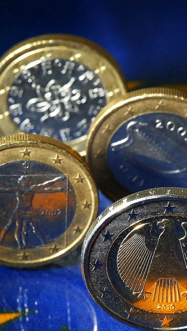 Werden kaum oder gar nicht verzinst: gesparte Euro.  | Foto: DPA