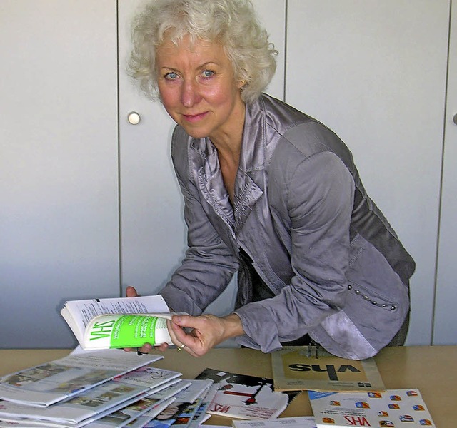 Wilma Raynor verabschiedet sich von der VHS  | Foto: Sylvia Jahn