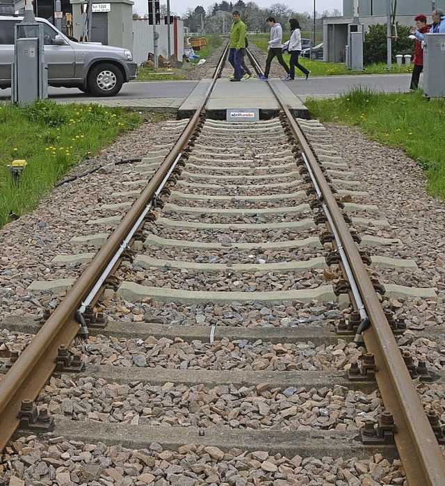 Nicht nur das Chanderli, sondern bald ... die Trasse der Kandertalbahn nutzen.   | Foto: LANGeLOTT