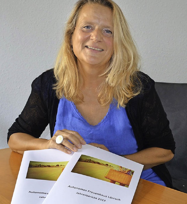 Martina Kopf vom Frauenhaus-Team   | Foto: wik