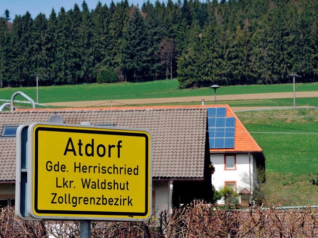 Atdorf im Hotzenwald: Hier soll das Milliardenprojekt entstehen.  | Foto: dpa