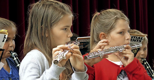 Bei ihrem Konzert zeigten Schler aus ...dnis fr Bildung&#8220; gelernt haben.  | Foto: claudia mller