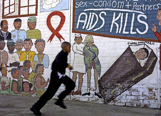 Aids-Warnung in Soweto, Johannesburg  | Foto: dpa