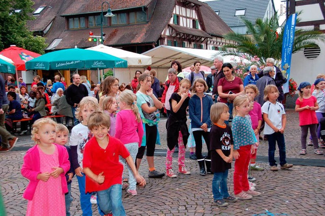 Die Kinder hatten ihren Spa beim Dorffest.   | Foto: Andrea Steinhart