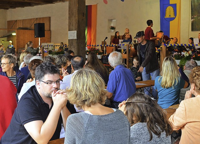 Das Musikfest in der Bogenhalle von Schloss Beuggen war sehr gut besucht.   | Foto: Friederike Nottbrock