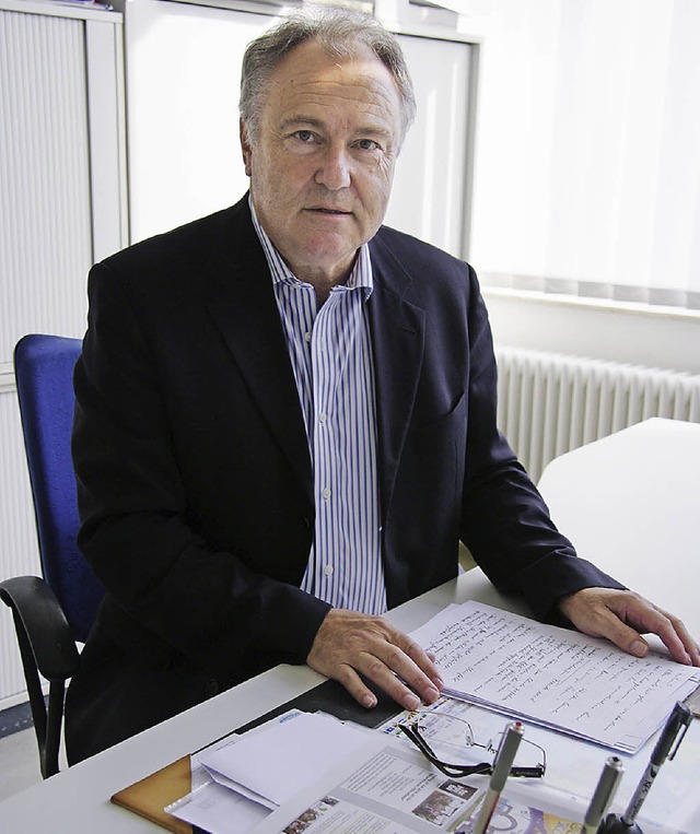Rektor Josef Lffler  | Foto: martin pfefferle