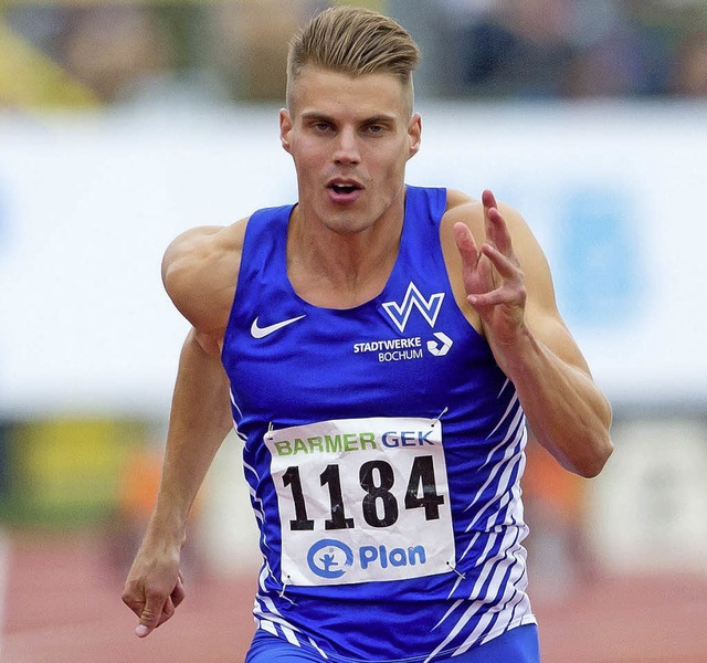 Brach den deutschen Uralt-Rekord ber 100 Meter: Julian Reus  | Foto: dpa