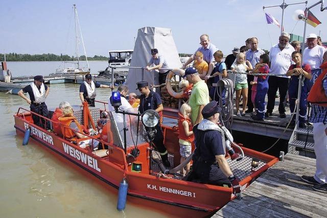 Zwei Boote fr die Wehren