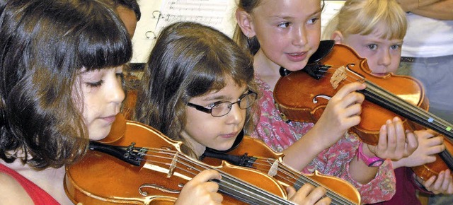 Frh bt sich: Die Musikschule hat fr...- und Entwicklungsstufen ein Angebot.   | Foto: Archivfoto: Senf