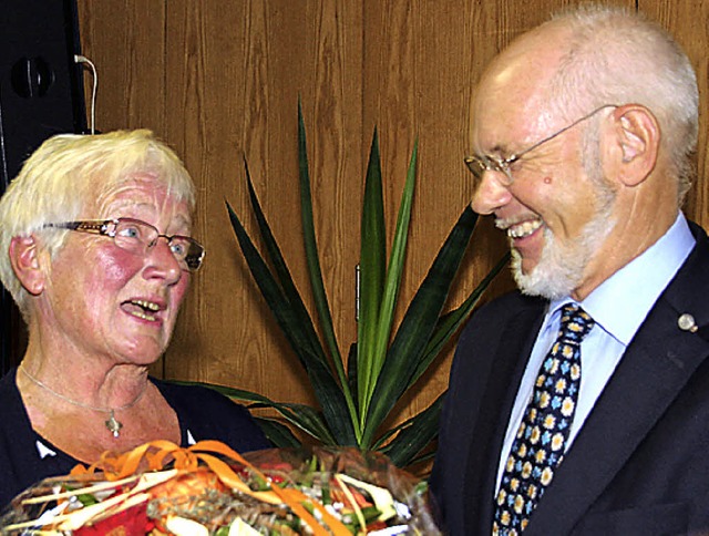 Margarete Wendt und Wolf Brodauf   | Foto: Eva  Korinth