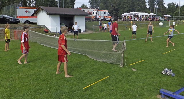 Trainingseinheiten der Fuballjugend f... bei den Pfingstsporttagen nicht aus.   | Foto: Privat