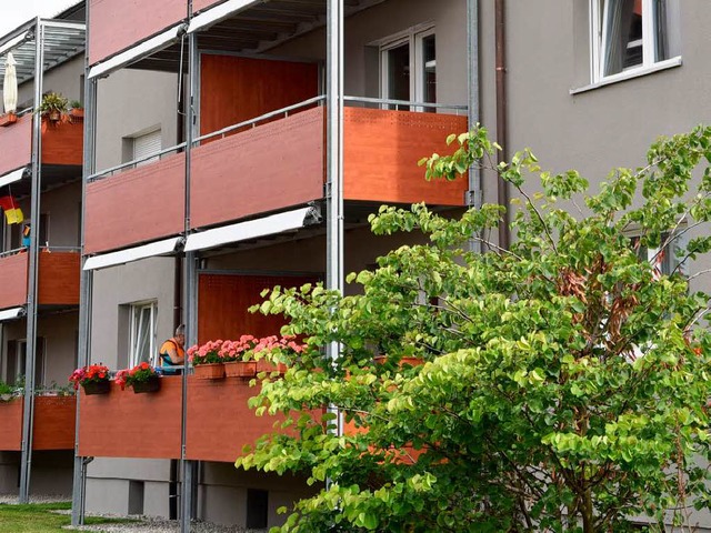 Neu gemacht: Balkone in der Lindenstrae  | Foto: alg