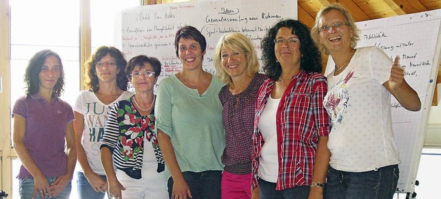 Die Workshop-Teilnehmerinnen freuen si...e spannende Projekte und Aktivitten.   | Foto: Privat