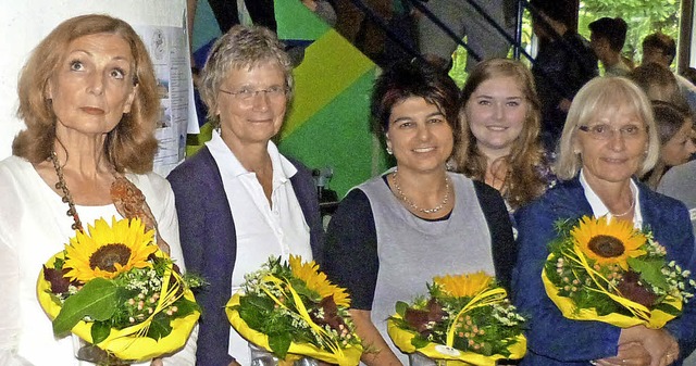 Hildegard Reuter-Bach, Wernhild Mller...am Gymnasium Kenzingen verabschiedet.   | Foto: Privat