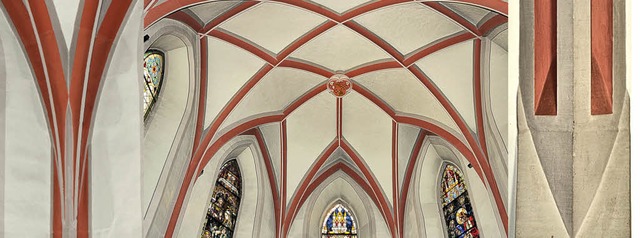 Details der Architektur des Mnsterbau... evangelischen Stadtkirche Emmendingen  | Foto: Klaus Fehrenbach