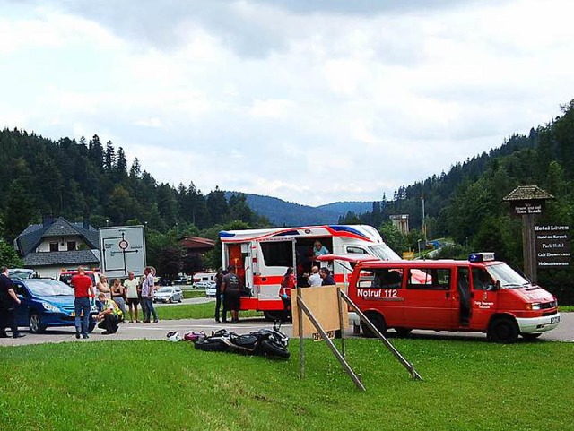 Unfall in Todtmoos  | Foto: Hans Dieter Folles