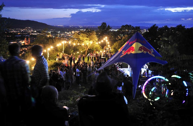 Einmalige Stimmung: Freiburg und das Schlossbergfest  | Foto: Thomas Kunz