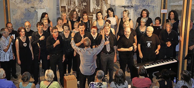 Chorus delicti in der ehemaligen Kippenheimer Synagoge   | Foto: Sandra Decoux-Kone