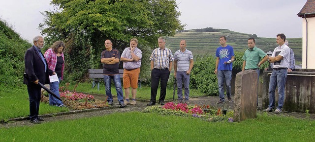 Bei der Ortschaftsratssitzung mit Besi...remium, hier ein Urnenfeld vorzusehen.  | Foto: Christiane Franz