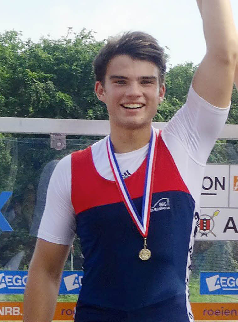 Nachwuchsruderer Hendrik Nelis auf Kurs Rudern und Kanu Badische