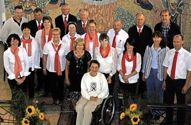 Der Singkreis Ebnet sorgte fr den sti...des Festgottesdienstes beim Annafest.   | Foto: Schanz