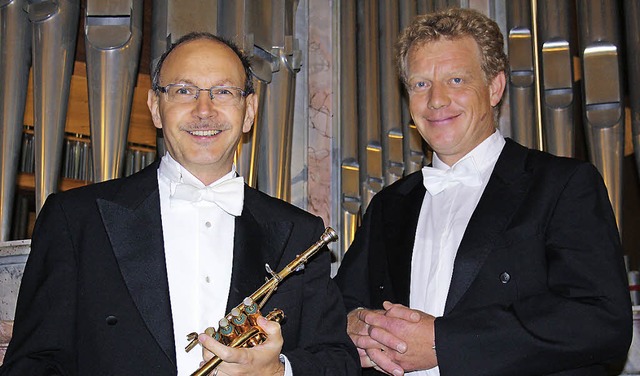 Erfreuen sich in Todtmoos einer stndi... Bernd Kratzer (links) und Paul Theis   | Foto: Andreas Bhm