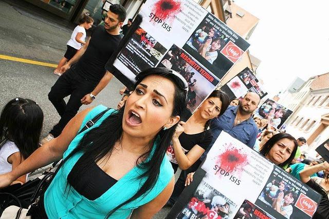 Demo gegen islamistischen Terror – Jesiden auf der Straße