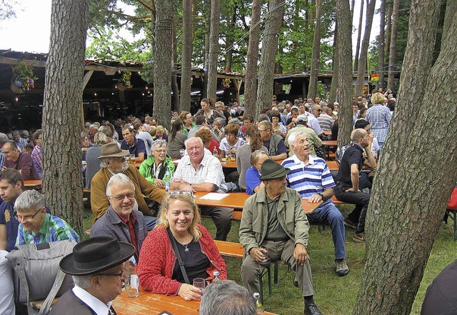 Hunderte Besucher genossen die urige Atmosphre des Heidburgfests.  | Foto: Thomas Steimer