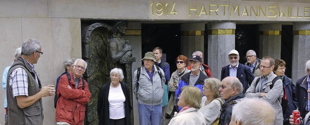 Die Weiler Besuchergruppe auf dem Hartmannsweilerkopf   | Foto: Privat