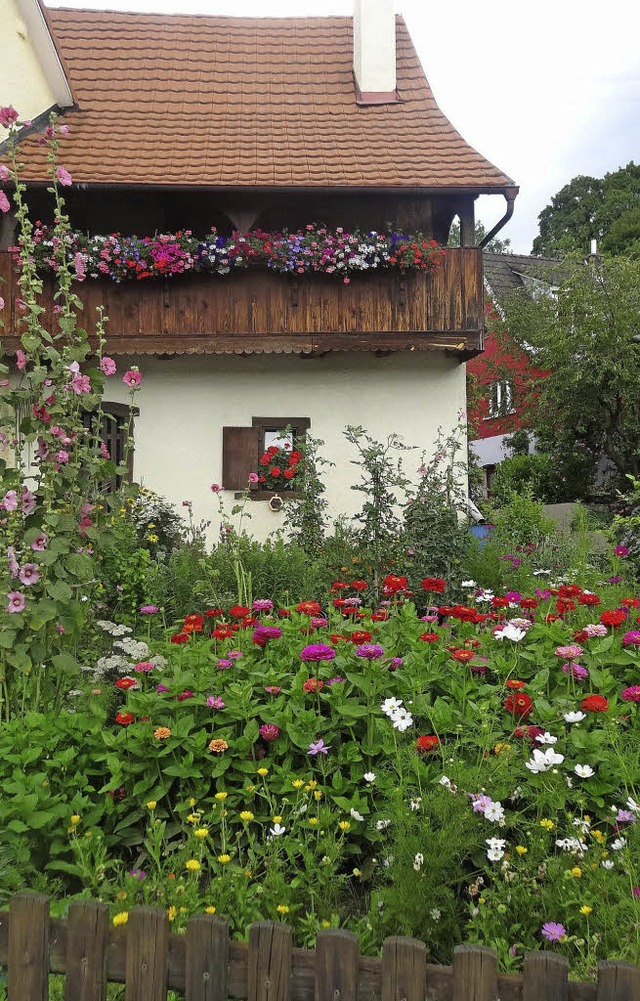 Prchtige Bauerngrten und phantasievo... entsprechend zu prsentieren wusste.   | Foto: Privat/Schtz/Maier