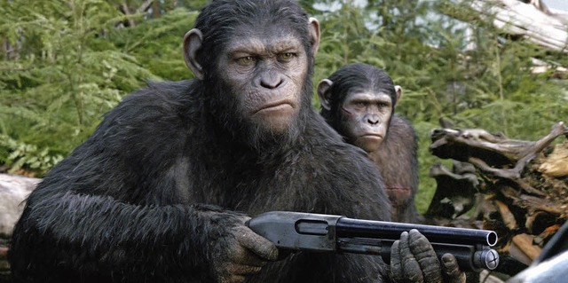 Wir Affen sind halt auch nicht die besseren Menschen: Andy Serkis als Caesar   | Foto: Fox