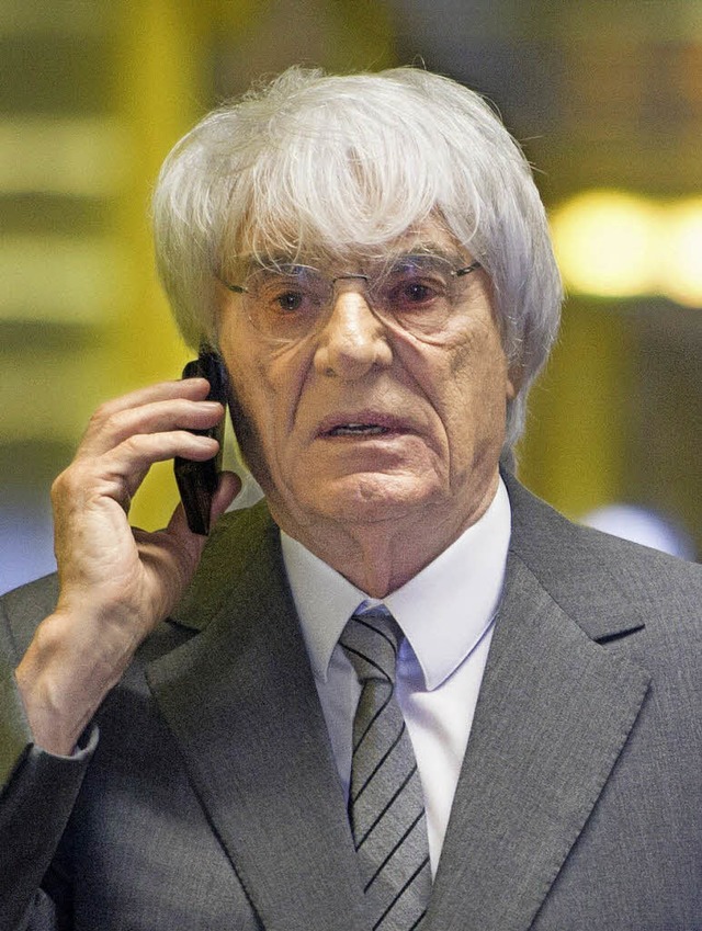 Bei ihm geht&#8217;s um Geld, viel Geld: Bernie Ecclestone   | Foto: dpa