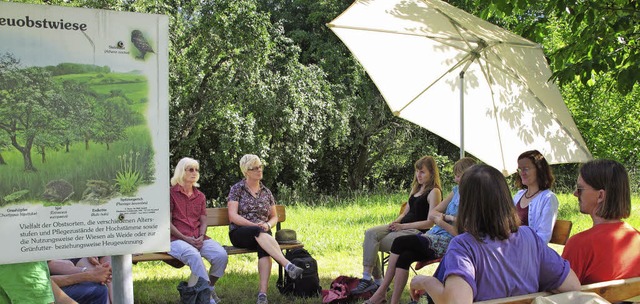 Leben auf der Streuobstwiese Seminar  | Foto: Jutta Schtz