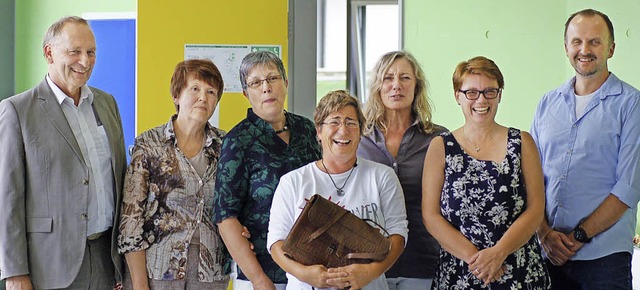 Fnf Lehrkrfte gehen: Schulleiter Tho...lleiterin Saskia Bea und  Bernd Link.   | Foto: Blankenhorn-Schule