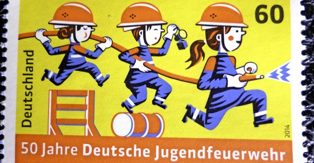 Ganz im Stil des Grndungsjahres 1964 ...ehen der deutschen Jugendfeuerwehren.   | Foto: Repros: Thomas Mutter