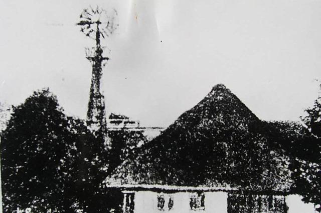 Ein Windrad sorgte vor 100 Jahren in Gersbach fr Furore