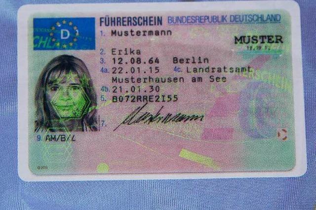 Ausweis-Schnheit Erika Mustermann wird 50