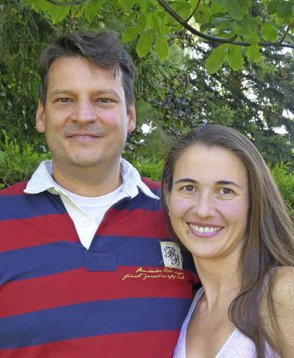 Dominik und Natalija Hormuth (links) h...ser, sondern auch an Bord ihren Spa.   | Foto: Andrea Gallien /privat