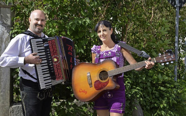 <Text>Ralf Stegerer und Gaby Isele sind das  Duo schpower. </Text>  | Foto: Liane Schilling